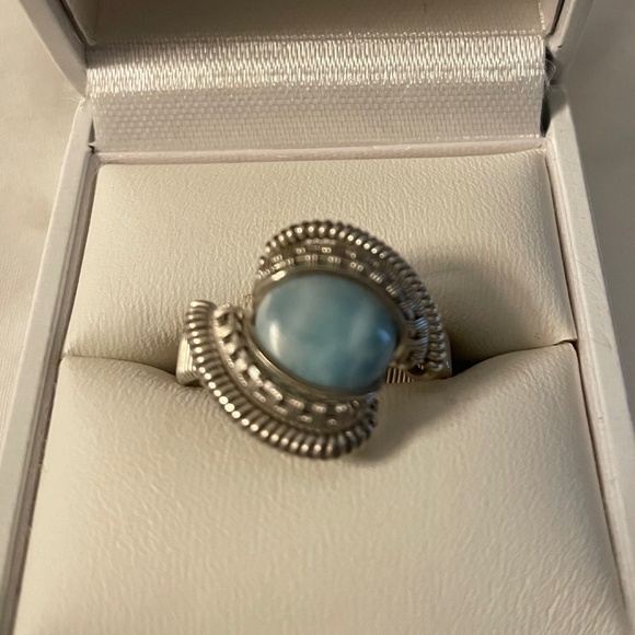 Larimar ring - Picture 1 of 2